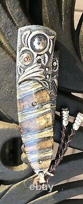William Henry Knife Collectors Series One Of A Kind June 2013 Fossil Mammoth