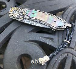 William Henry Knife Collectors Series One Of A Kind Sept 2009 Black Lip Pearl