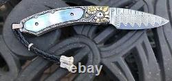 William Henry Knife Collectors Series One Of A Kind Sept 2009 Black Lip Pearl