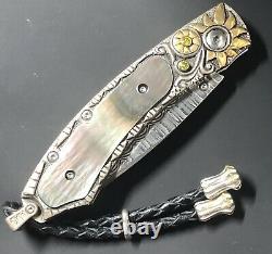 William Henry Knife Collectors Series One Of A Kind Sept 2009 Black Lip Pearl