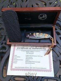 William Henry Knife Collectors Series One Of A Kind September 2007 Mammoth