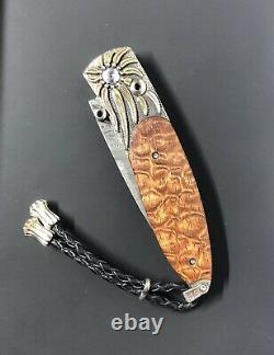 William Henry Knife Collectors Series One Of A Kind September 2009 22k & Xylal