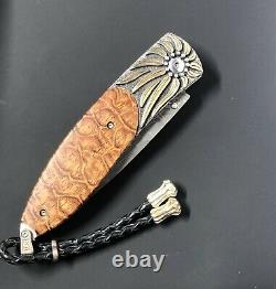 William Henry Knife Collectors Series One Of A Kind September 2009 22k & Xylal