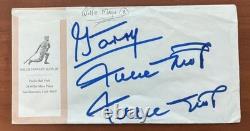 Willie Mays Twice Autographed Envelope One Of a Kind The Willie Mays Collection