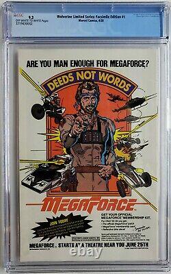 Wolverine #1 Cgc 9.2 Limited Series 1982 Cgc Error One Of A Kind Not Facsimile