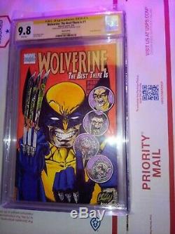 Wolverine #1 with original sketch by Franck Uzan- one of a kind 3 homages in 1