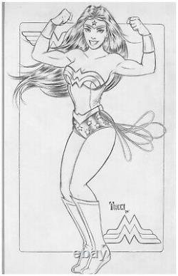 Wonder Woman Original Art by Billy Tucci (2015) One of a Kind DC Justice League