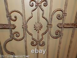 Wonderful 100+ Year Old French Wrought Iron Gate One Of A Kind