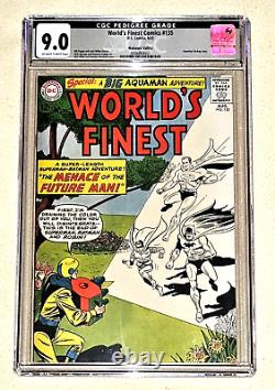 World's Finest #135 CGC 9.0, CGC Pedigree Grade Mohawk Valley One-Of-A-Kind