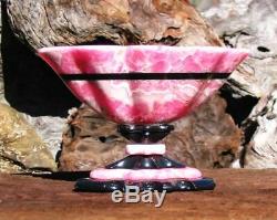 Wow! Gem, One Of A Kind, Very Special, SCALLOPED RHODOCHROSITE BOWLSigned