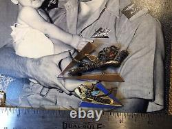 Wwii Rare Avg Flying Tiger One Of A Kind Theater Made Tiger Badge Grouping