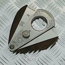 XiKAR Xi3 Ebony Cigar Cutter Custom hand engraved and signed one a kind