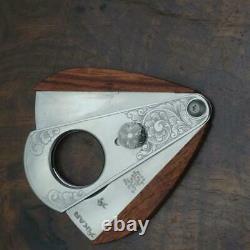 Xikar cutter hand engraved Xi3 Nimschke scrolls Macassar Ebony one of a kind