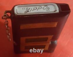 Zippo 1970 custom pipe Lighter ARTSY hippie looks stained glass one of a kind