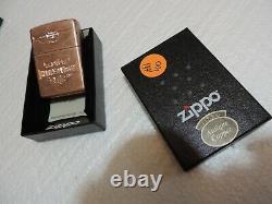 Zippo Antique Copper Lighter Custom Engraved One Of A Kind Lighter New In Box
