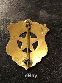 1920 St Paul Police Badge Détective Association D'un Obsolète Of A Kind