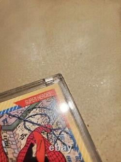 1990's Impel Marvel Spiderman Error Card Redskull Rare L'une D'une Erreur D'impression