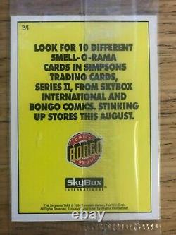 1994 Simpsons Series II B1-b6 Jeu De Cartes Promotionnelles Scellées! L'un D'un Genre! Rare! Dipkine
