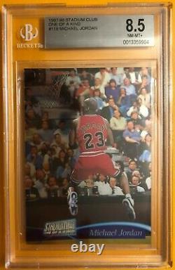 1997-98 Michael Jordan Stadium Club One Of A Kind Sn 150 Bgs 8,5