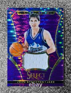 2013 Stockton Pièce unique assortie de couleur violette maillot Prime porté en match Prizm #1