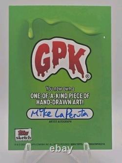 2025 40e anniversaire GPK croquis Oncle Sam USA Mike LaPeruta pièce unique
