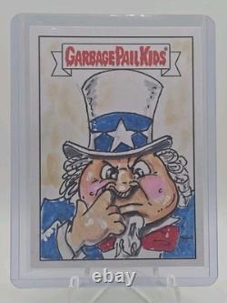 2025 40e anniversaire GPK croquis Oncle Sam USA Mike LaPeruta pièce unique