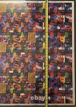 94 Chefs-d’œuvre Marvel Uncut Print Sheet Ultra Rare One Of Kind