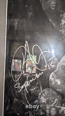 AFFICHE AUTOGRAPHIÉE DE ROBERT PLANT, UNE PIÈCE UNIQUE. Septembre 2015 Indianapolis