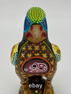 AIGLE - Belle pièce unique en bois sculpté à la main ALEBRIJE de Oaxaca, Mexique