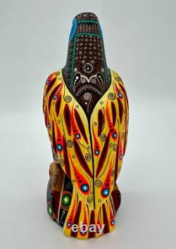 AIGLE - Belle pièce unique en bois sculpté à la main ALEBRIJE de Oaxaca, Mexique