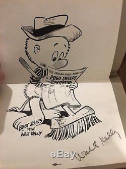 Album De Bandes Dessinées Pogo Des Années 1950 Signé Par Walt Kelly