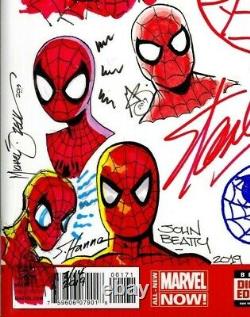 Amazing Spider-man #1 Cgc Ss 9,8 Signed & Sketched Stan Lee & 8 Légendes Rare
