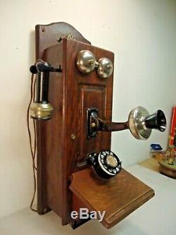 Antique Stromberg Carlson Chicago Téléphone One Of A Kind