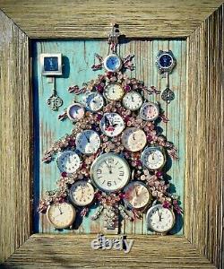Arbre de Noël, Collection de montres, Bijoux encadrés - Art unique, Cadeau exceptionnel