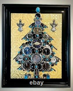 Arbre de Noël, Collection de montres, Bijoux encadrés, Art unique en son genre