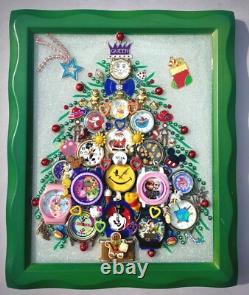 Arbre de Noël, collection de montres pour enfants, bijou encadré, œuvre d’art unique, décoration