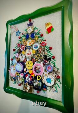 Arbre de Noël, collection de montres pour enfants, bijou encadré, œuvre d’art unique, décoration