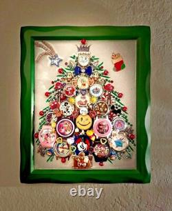 Arbre de Noël, collection de montres pour enfants, bijou encadré, œuvre d’art unique, décoration