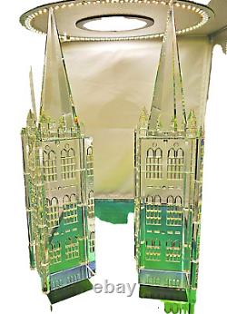 Arc-en-ciel de cristal Iris Cathédrale, unique en son genre, 64 LB 2,099 composants