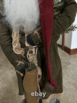 Arnett Santa Unico Collectible Américain Fait Main Retiré 24