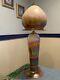Art D&eacute;co Lampe De Table En Verre Souffl&eacute; &Agrave; La Main. Unique En Son Genre