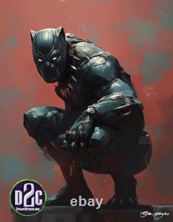 Art de bande dessinée unique en son genre / La Panthère Noire