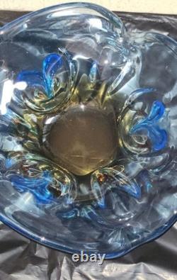 Art de studio ukrainien signé par Vladimir Zatynaiko en verre ambre UNIQUE