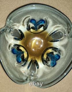 Art de studio ukrainien signé par Vladimir Zatynaiko en verre ambre UNIQUE