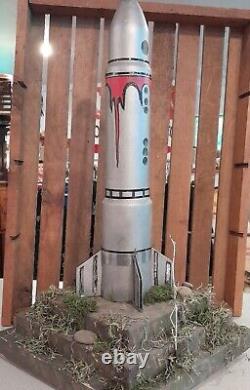 Art original sculpture sci-fi INVASION SPATIALE SPASTIQUE HORREUR ÉTRANGE Statue SIGNÉE
