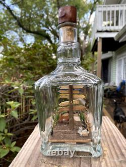 Art unique. Bouteille de collection fantaisie. Pièce unique. Bouteille Jack Daniels.
