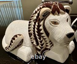 Artesania Rinconada Grand Prototype Lion Masculin Blanc UNIQUE Incroyable aR