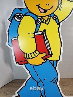 Arthur Marc Brown PBS Kids Aardvark Standee Cutout Advertising Book Store 27  	<br/>
<br/>
Arthur Marc Brown PBS Kids Aardvark Standee Cutout Publicité Librairie 27