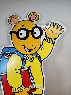 Arthur Marc Brown PBS Kids Aardvark Standee Cutout Advertising Book Store 27<br/> 
<br/>	 	Arthur Marc Brown PBS Kids Aardvark Standee Cutout Publicité Librairie 27