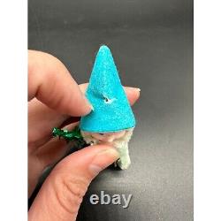 Artisanale fabriquée Elfes Lutins Kitsch Unique Assemblage Gnomes Cône de pin LIRE